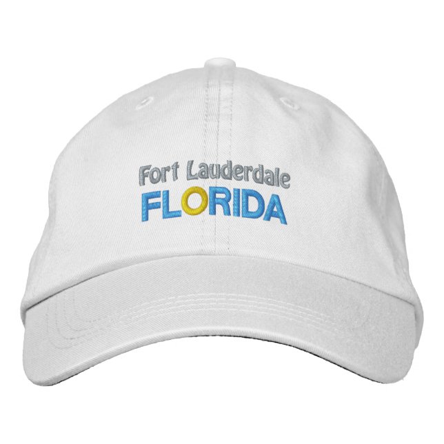 Brodée FORT LAUDERDALE casquette (Devant)