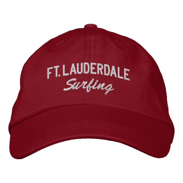 Brodée Fort Lauderdale Floride Casquette de baseball brod (Devant)