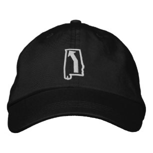 Brodée Gauche En Alabama Casquette Réglable De Base