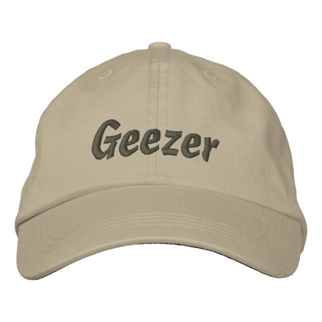 Brodée Geezer Casquette brodé / Casquette (Devant)