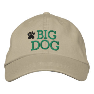 Brodée Grand Casquette de chien