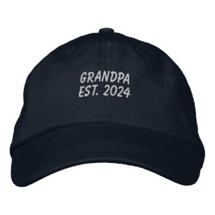 Brodée Grandpa Est 2024 Casquette de baseball brodé