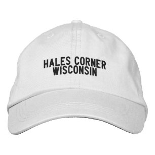 Brodée Hales Corner Wisconsin Casquette