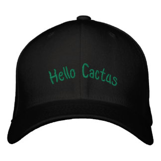 Brodée Hello Cactus Funny Casquette brodé