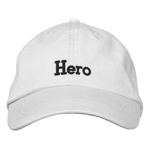 Brodée Héros Texte imprimé brodé Casquette de baseball