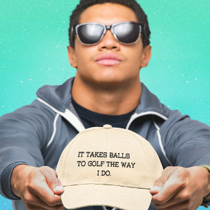 Brodée Homme drôle, Casquette de golf sur mesure