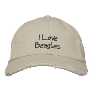 Brodée I Love Beagels brodé Casquette de baseball