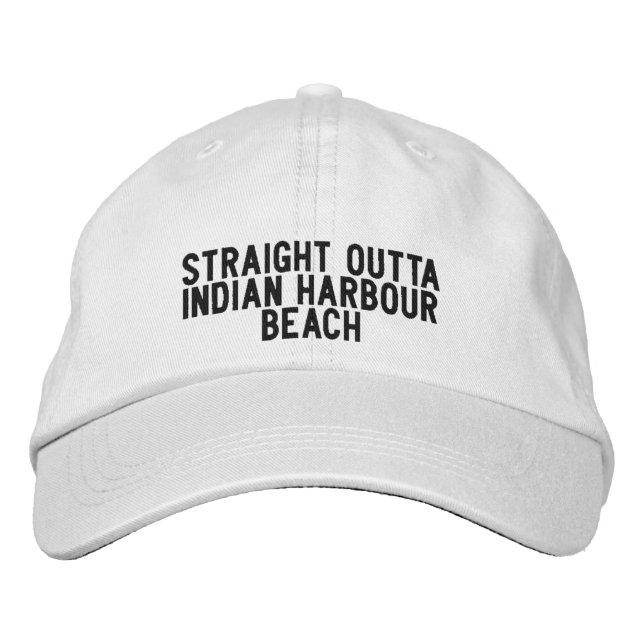 Brodée Indian Harbour Beach Floride Casquette (Devant)