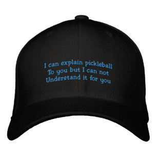 Brodée Je peux expliquer le pickleball Casquette brodé