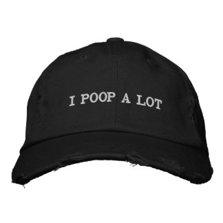 Brodée Je Poop Un CASQUETTE Drôle