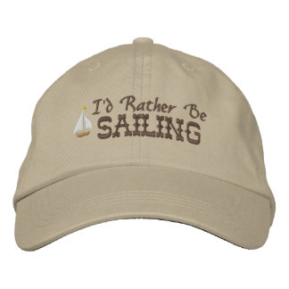 Brodée Je préfère naviguer Casquette brodé