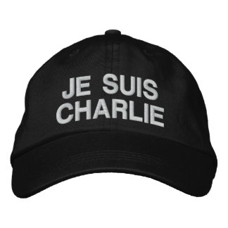 Brodée Je Suis Charlie Casquette de baseball