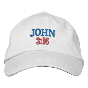 BRODÉE JOHN 3:16 CASQUETTE