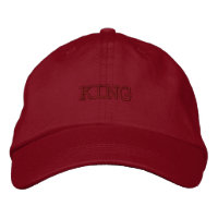KING Cool Beau Élégant Casquette Belle Couleur Rou