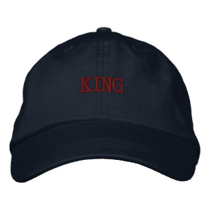 Brodée KING Navy Color Handsome Brodé Casquette Visor