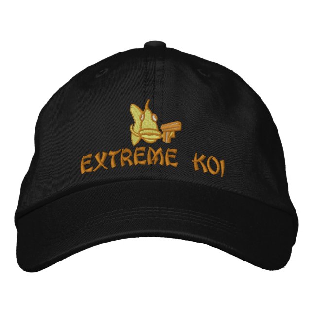Brodée Koi extrême - Casquette brodé (Devant)