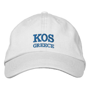 Brodée Kos Island Grèce Casquette personnalisé