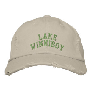 Brodée Lac Winnipesaukee : LAC WINNIBOY Casquette personn