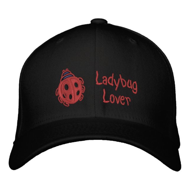 Brodée Ladybug Lover Casquette brodé (Devant)