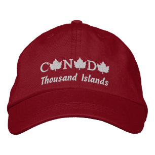 Brodée Le Canada brodé Mille Îles Casquette