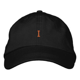 Brodée LETTRE I INITIALE Casquette - Casquette super élég