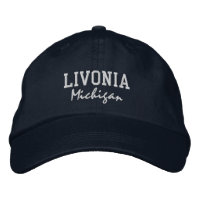 Livonia Michigan Casquette de baseball brodé