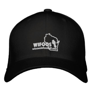 Brodée Logo classique blanc en gros plan en Casquette