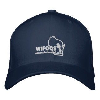 Brodée Logo classique blanc en gros plan en Casquette