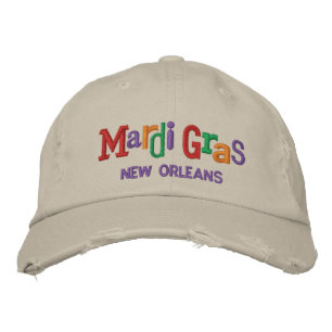 Brodée Mardi Gras Casquette de broderie
