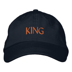 Brodée Marine KING Texte beau Casquette parfait pour port