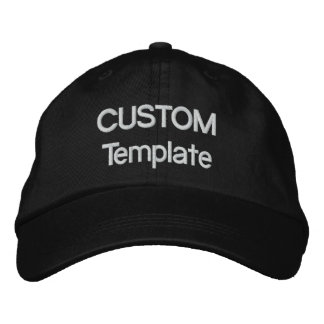 Brodée Modèle vierge de Casquette de baseball brodé perso