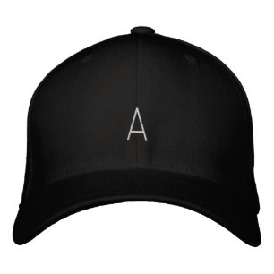 Brodée Monogramme "A" Personnalisé Imprimé Casquette de p