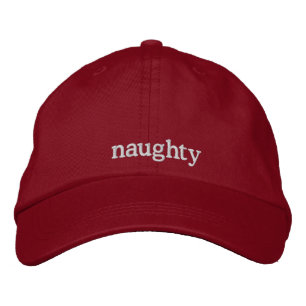 Brodée Naughty ou Nice Casquette (Naughty)