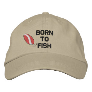 Brodée Né À Poisson Casquette brodé