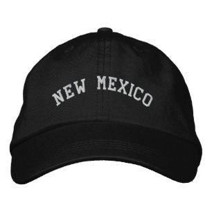 Brodée Nouveau-Mexique Brodé Casquette ajustable noir