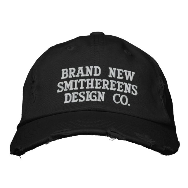 Brodée Nouvelle marque Smithereens Design Co. Casquette (Devant)