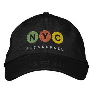Brodée NYC Pickleball EMBROIDERED casquette noir v2