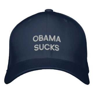 Brodée OBAMA SUCKS Casquette brodé