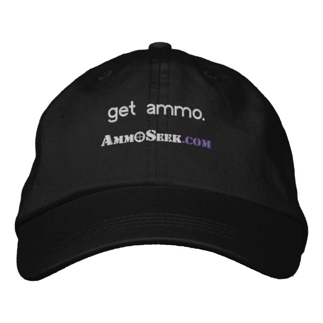 Brodée Obtenir Ammo AmmoSeek Logo Casquette (Devant)