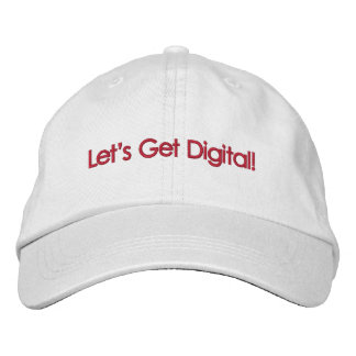 Brodée Obtenons du numérique ! - Casquette ajustable pers