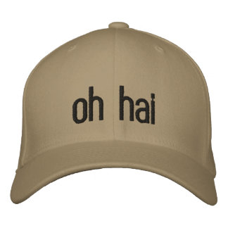 Brodée oh hai casquette brodé