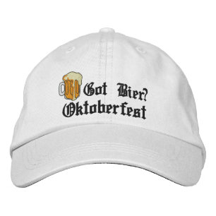 Brodée Oktoberfest "Avez-vous Bier ?" Casquette brodé