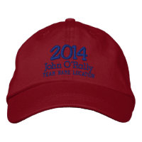 Personnalisez le casquette 2014 votre nom votre