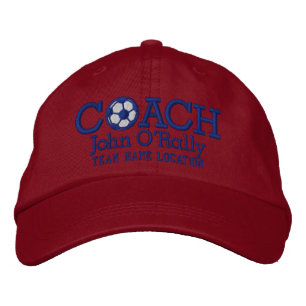 Brodée Personnalisez Soccer Coach Casquette Votre Nom Vot