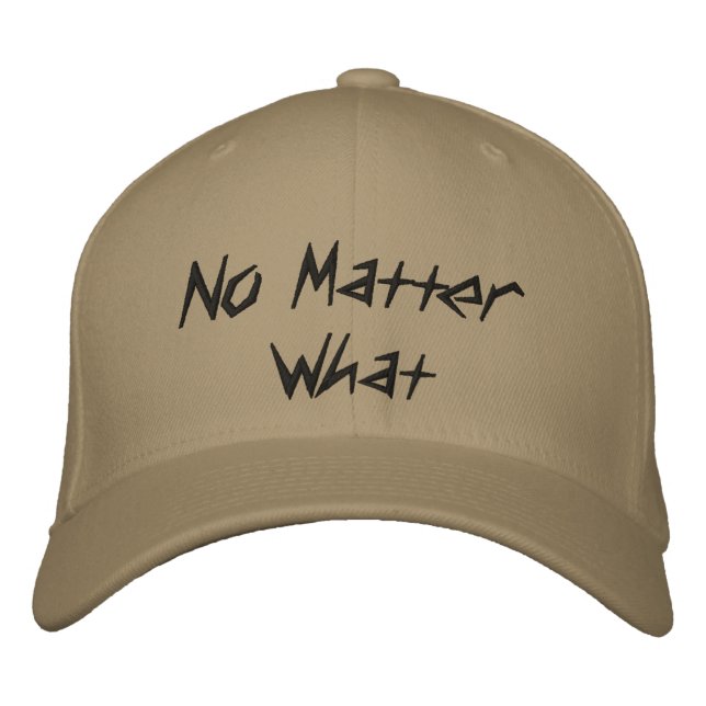 Brodée Peu Importe Quel Casquette De Baseball (Devant)