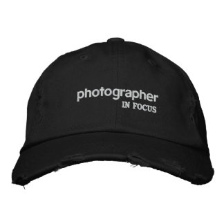 Brodée Photographe En Casquette Focus