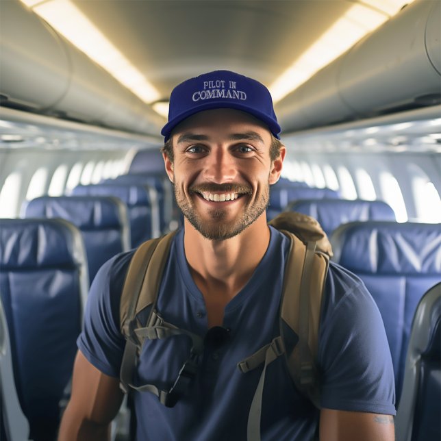 Brodée Pilote en commandement casquette casquette brodé (Créateur téléchargé)