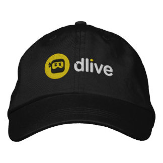 Brodée Plein casquette de logo de DLive
