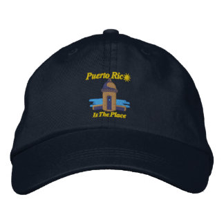 Brodée Porto Rico Est Le Casquette Brodé