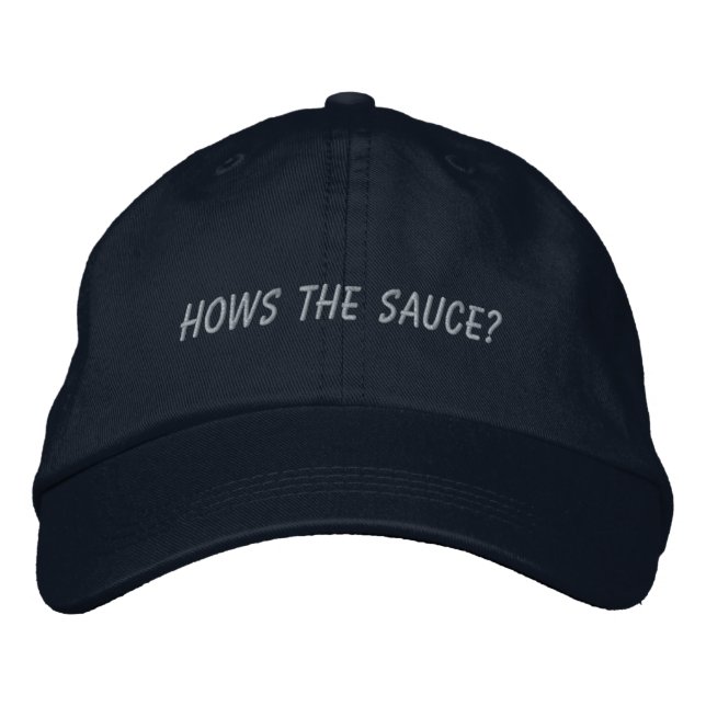 Brodée Pouvez la sauce ? Casquette (Devant)